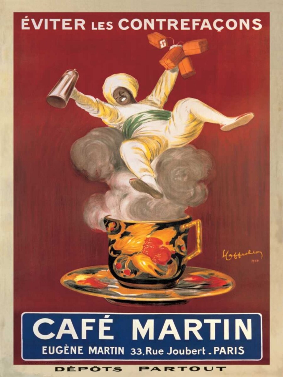 Cafe Martin-1921 Poster Print by Leonetto Cappiello # VP891